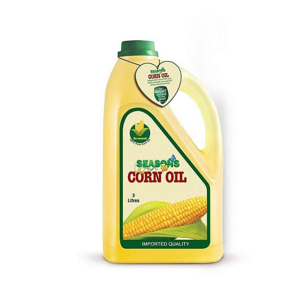 SEASONS CORN OIL BOTTLE 3LTR