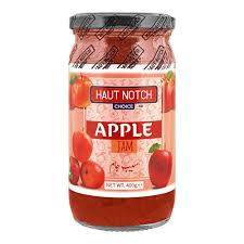 HAUT NOTCH APPLE JAM GLASS JAR 400GM