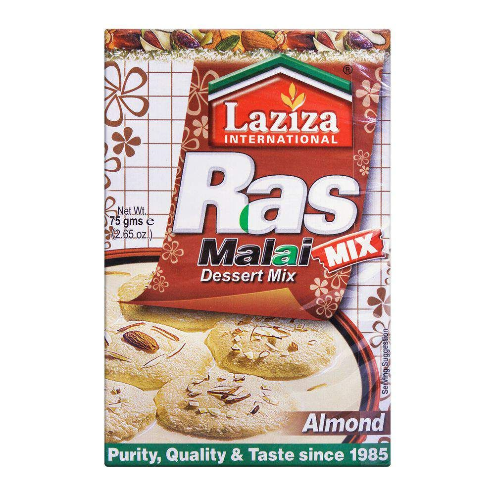 LAZIZA RASMALAI ALMOND 75GM