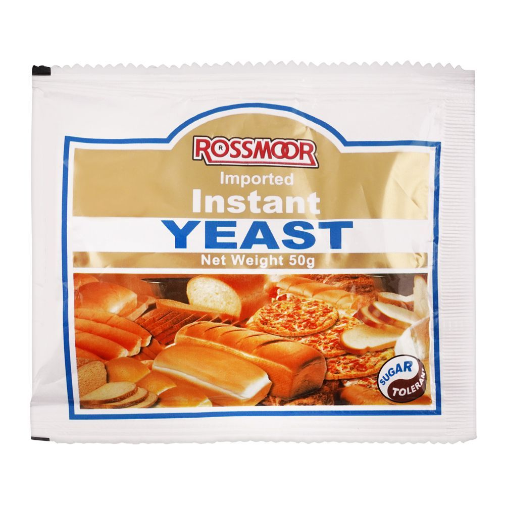 ROSSMOOR INSTANT YEAST POUCH 50GM