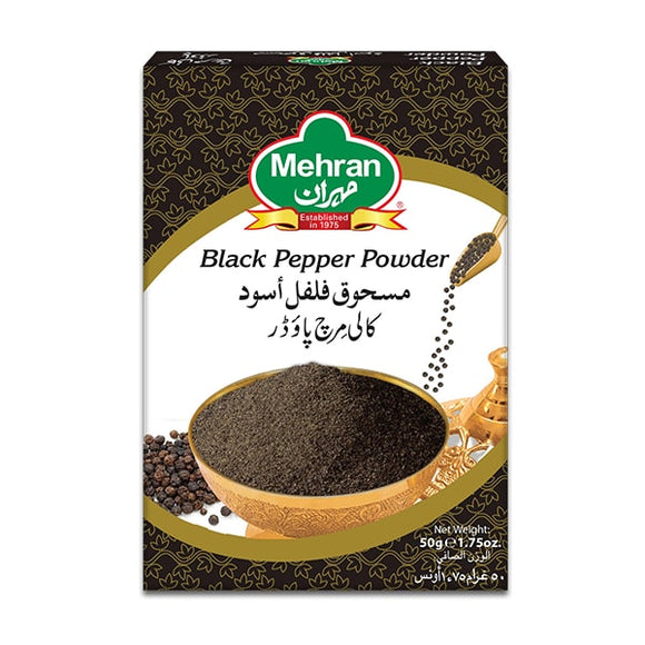 MEHRAN BLACK PEPPER POWDER 50GM