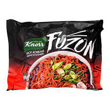 KNORR FUZON HOT KOREAN KIMCHI RAMEN NOODLES 133GM