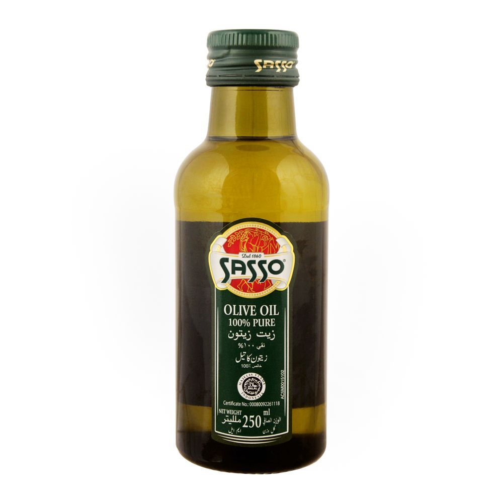 SASSO OLIVE OIL BOTTLE 250ML