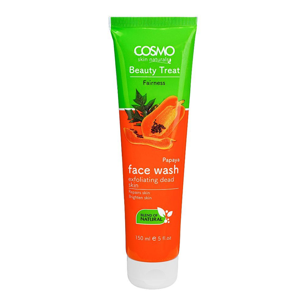 COSMO SKIN NATURALS BEAUTY TREAT FAIRNESS PAPAYA FACE WASH 150ML