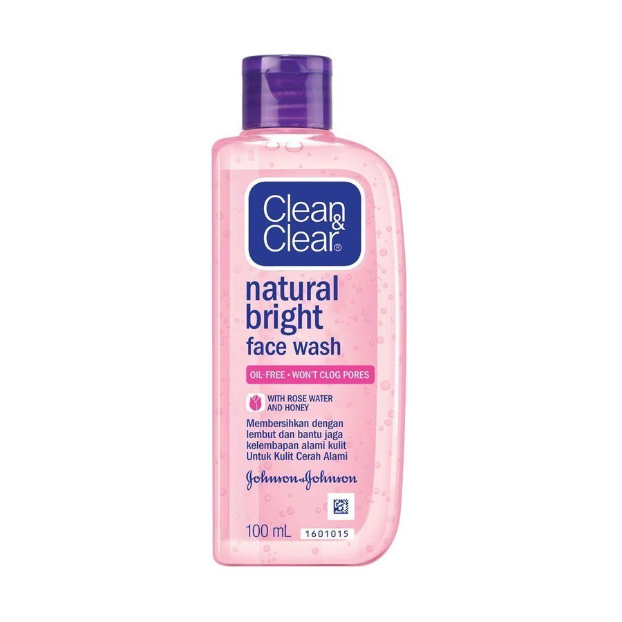 CLEAN & CLEAR NATURAL BRIGHT FACE WASH 100ML