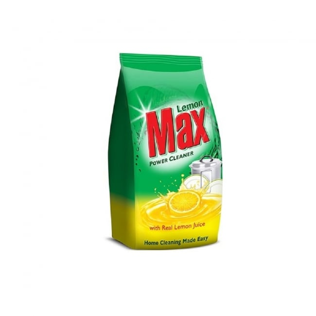 LEMON MAX POWER CLEANER DISHWASH POWDER POUCH 400GM