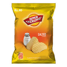 SUPER CRISP CHIPS SALTED FLAVOUR 28GM