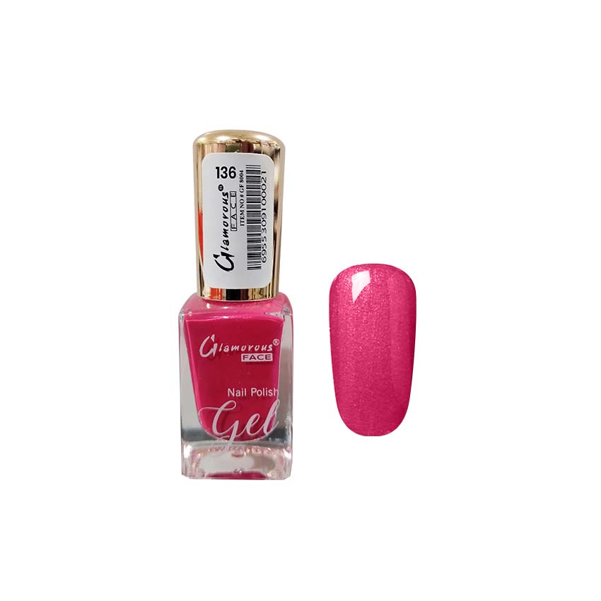 GLAMOROUS FACE PEEL OFF NAIL POLISH GEL 136