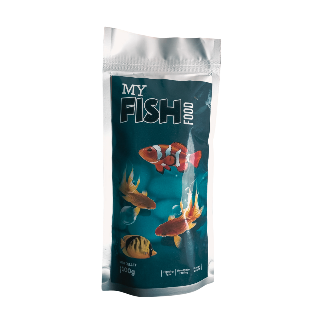 MY FISH FOOD MINI PELLET BULK 100GM