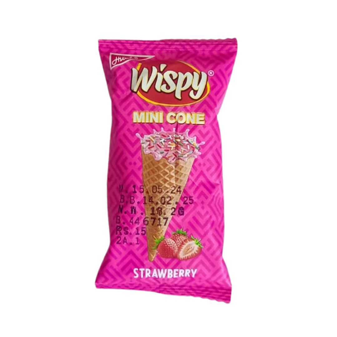 HILAL WISPY MINI CONE STRAWBERRY 13GM