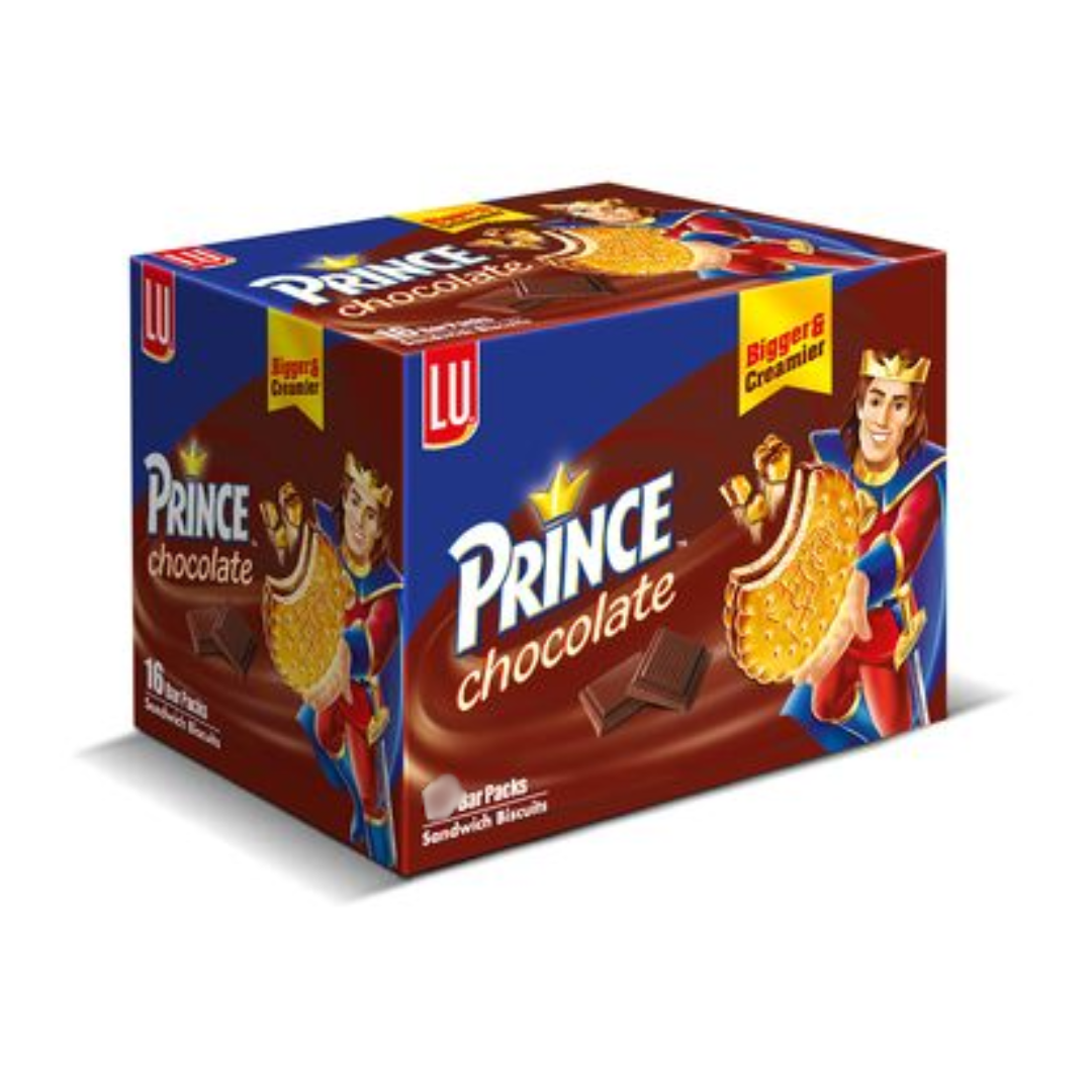 LU PRINCE CHOCLATE BISCUIT 19GM 20PCS BOX