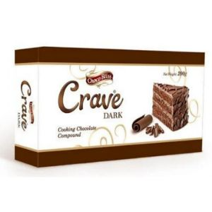 YUNGS CHOCO BLISS CRAVE DARK CHOCOLATE COMPOUND 200GM.