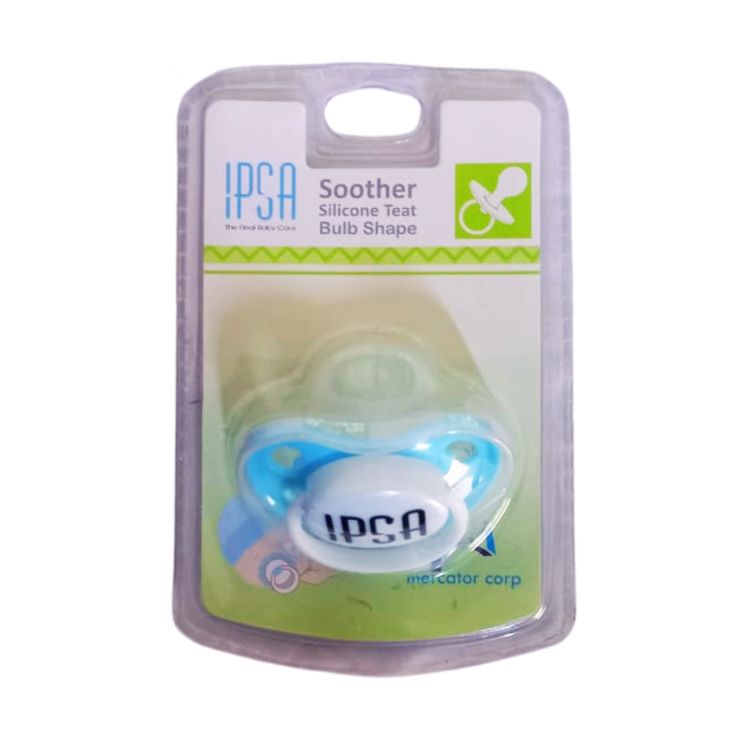 IPSA SOOTHER SILICONE TEAT BULB SHAPE BPA FREE