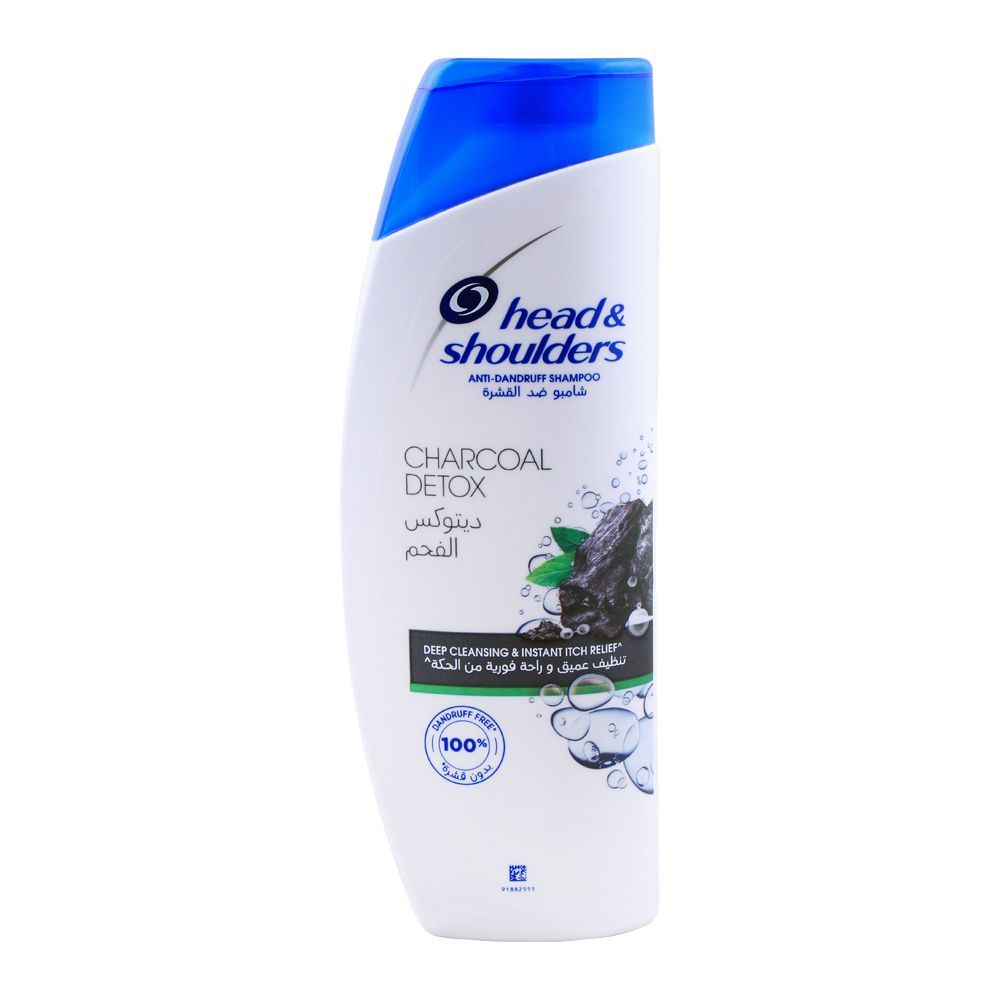 HEAD & SHOULDERS ANTI-DANDRUFF SHAMPOO CHARCOAL DETOX 400ML