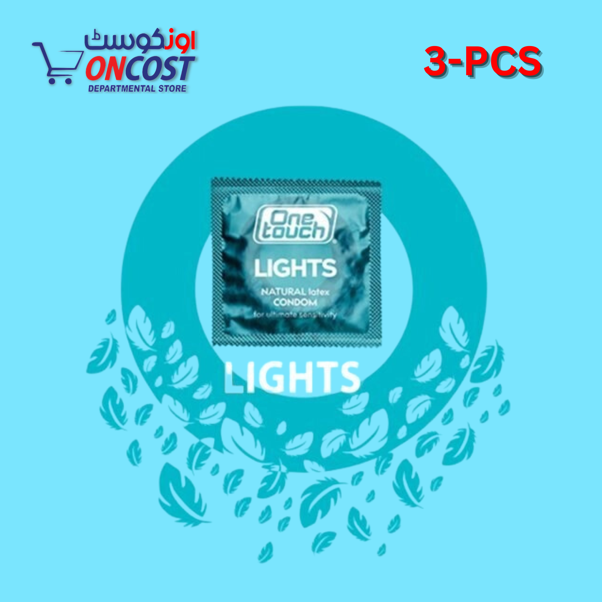 ONE TOUCH LIGHTS CONDOM 3PCS