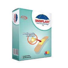 SANIPLAST ANTISEPTIC BANDAGE LARGE 20PCS