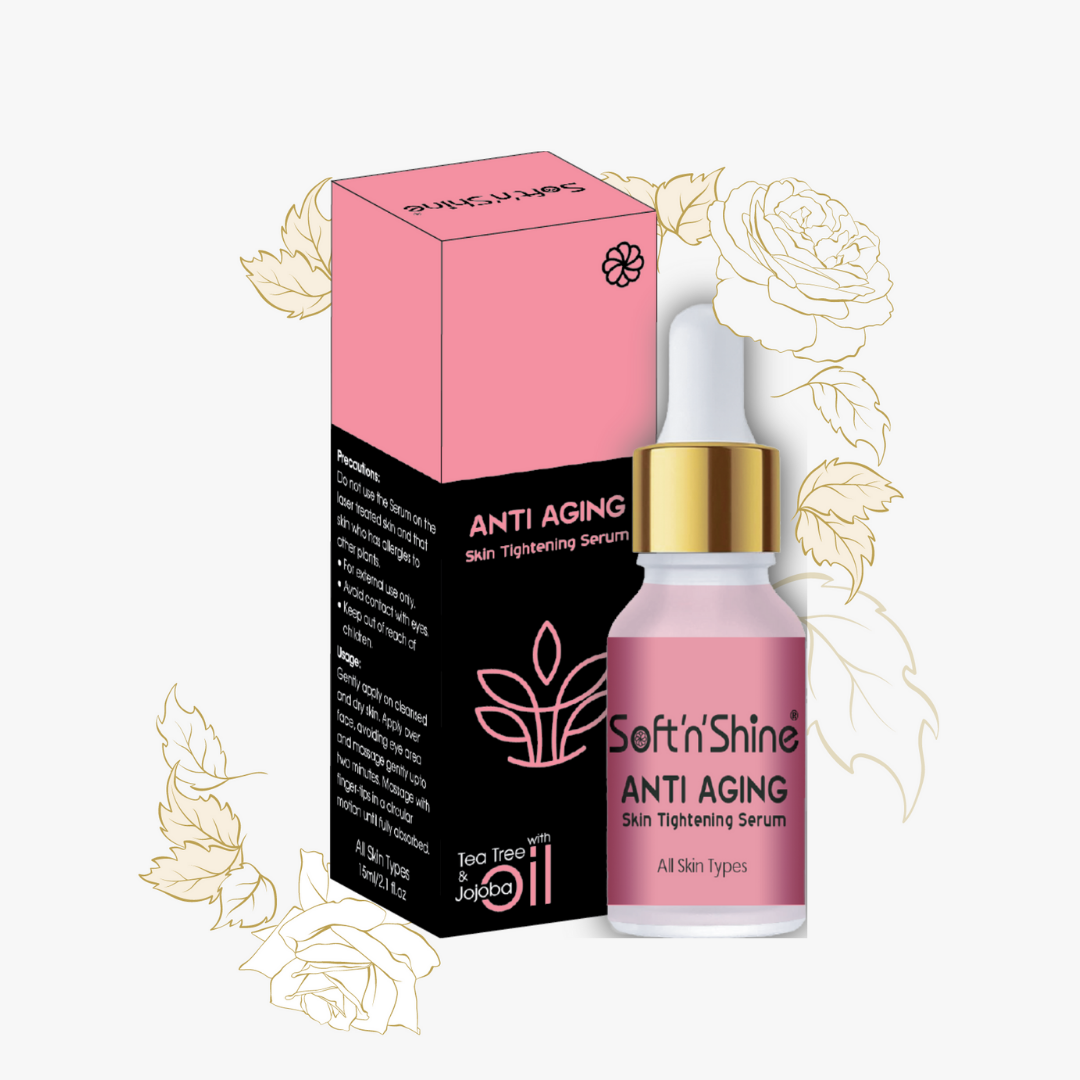 SOFT N SHINE ANTI AGING SKIN TIGHTENING SERUM 15ML