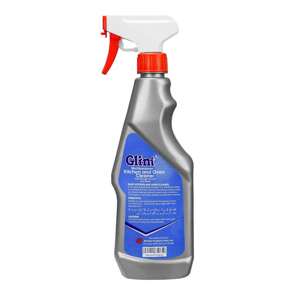 GLINT KITCHEN & OVEN CLEANER 500ML SPRAY BOTTLE