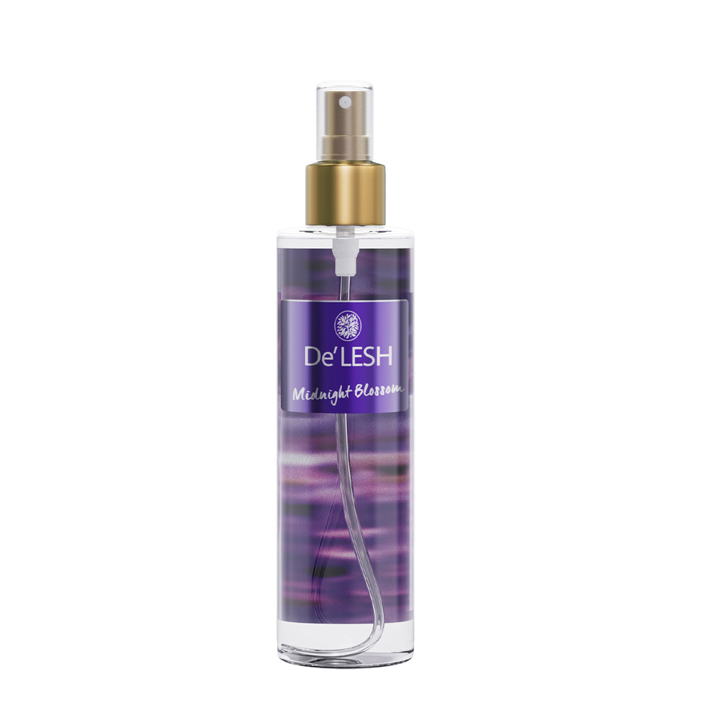 DE'LESH  MIDNIGHT BLOSSOM FRAGRANCE BODY MIST 150ML