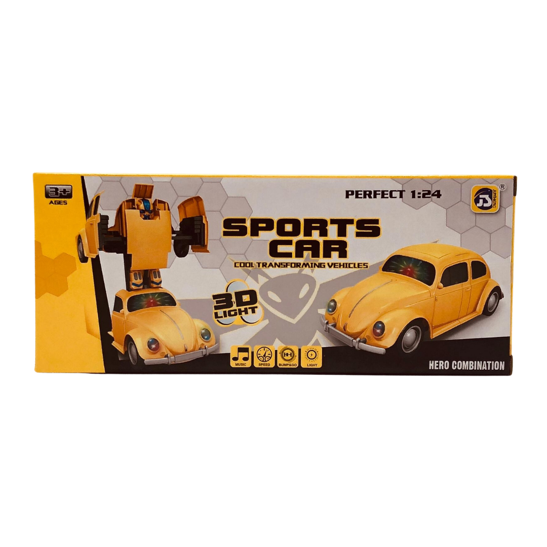 SPORTS CAR TRANSFORMING MUSICAL TOY 9906