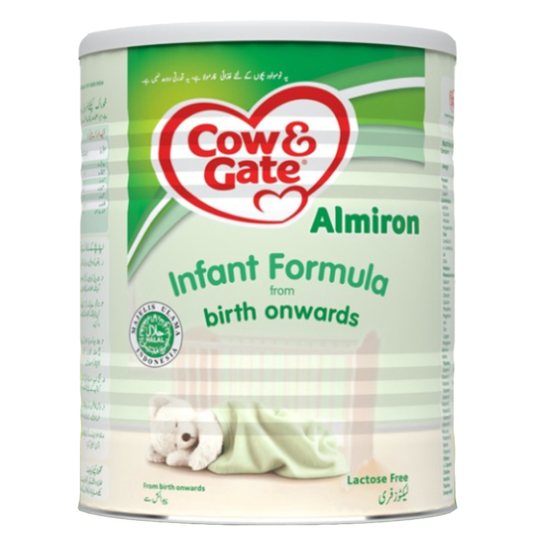 COW & GATE ALMIRON INFANT FORMULA TIN 400GM