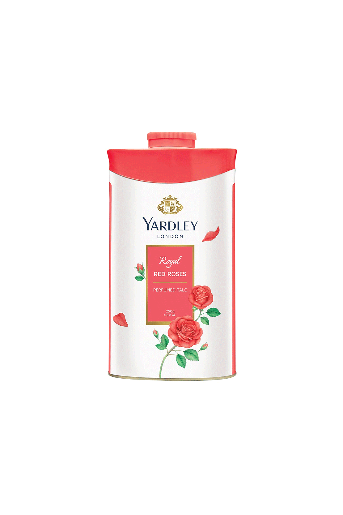 YARDLEY LONDON PERFUMED TALC ROYAL RED ROSES 250GM