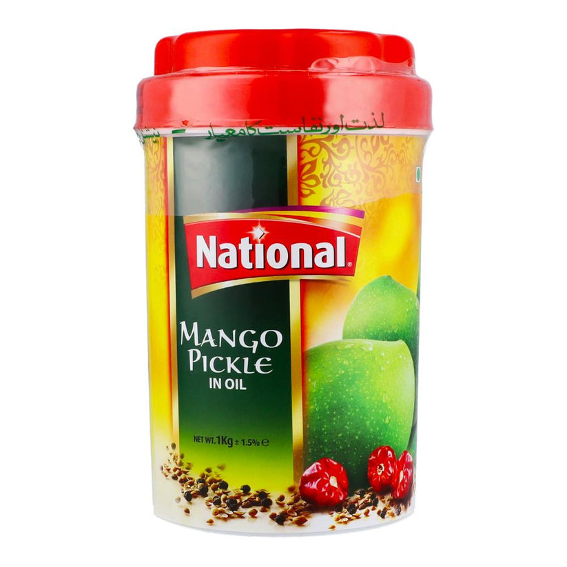 NATIONAL MANGO PICKLE IN OIL JAR 900GM