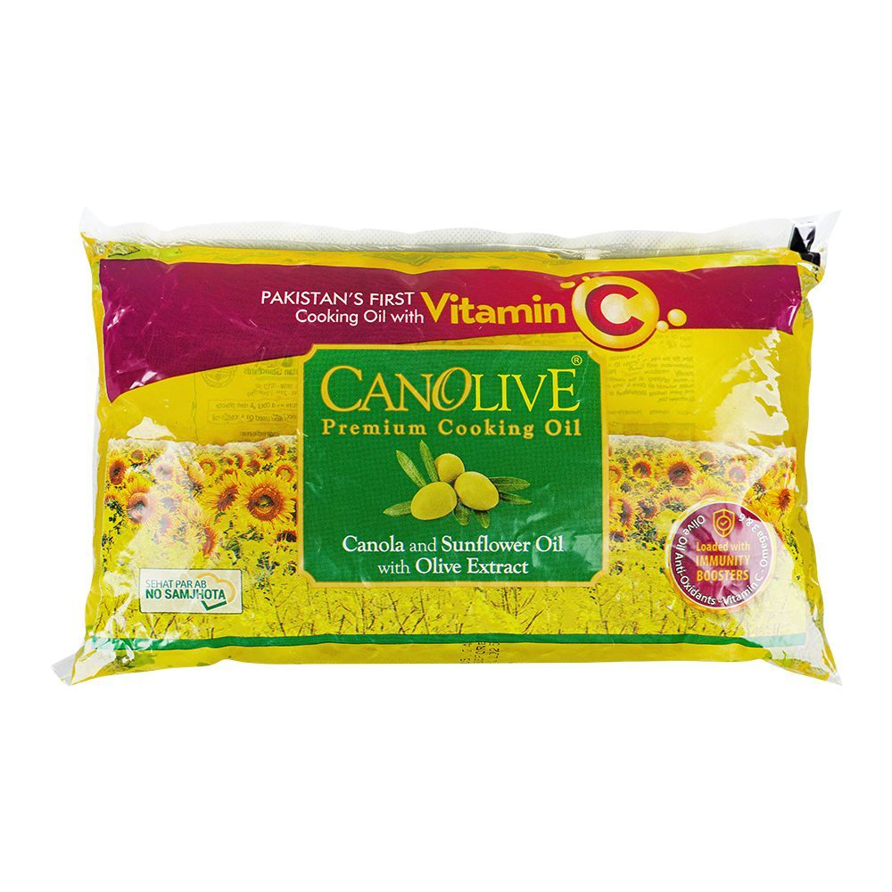 CANOLIVE PREMIUM COOKING OIL 1LTR POUCH