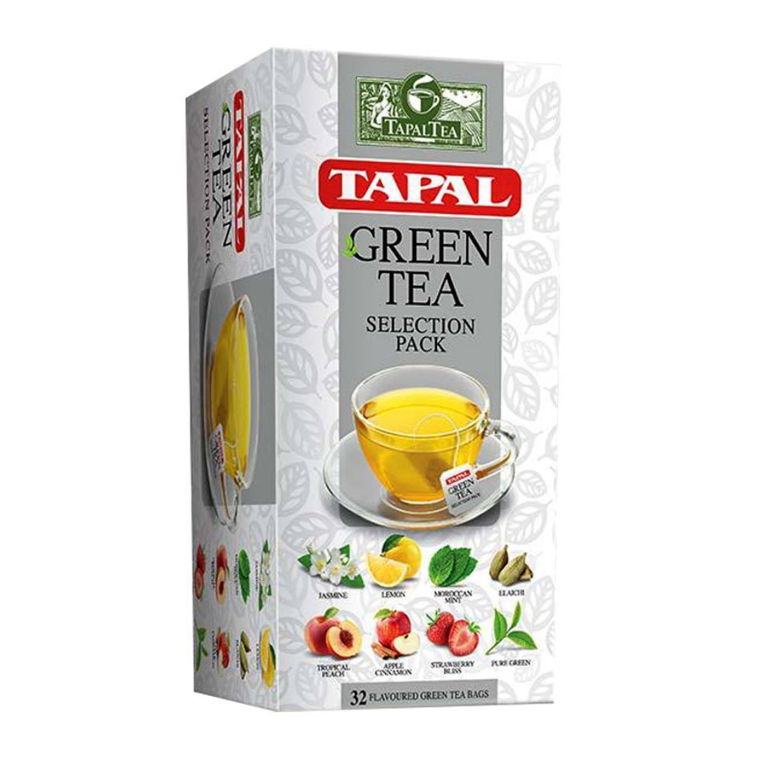 TAPAL GREEN TEA SELESCTION PACK 32 TEA BAGS