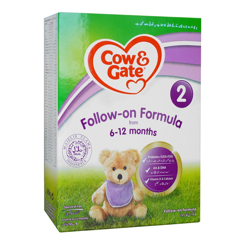 COW & GATE 2 INFANT FORMULA 400GM 6-12YRS