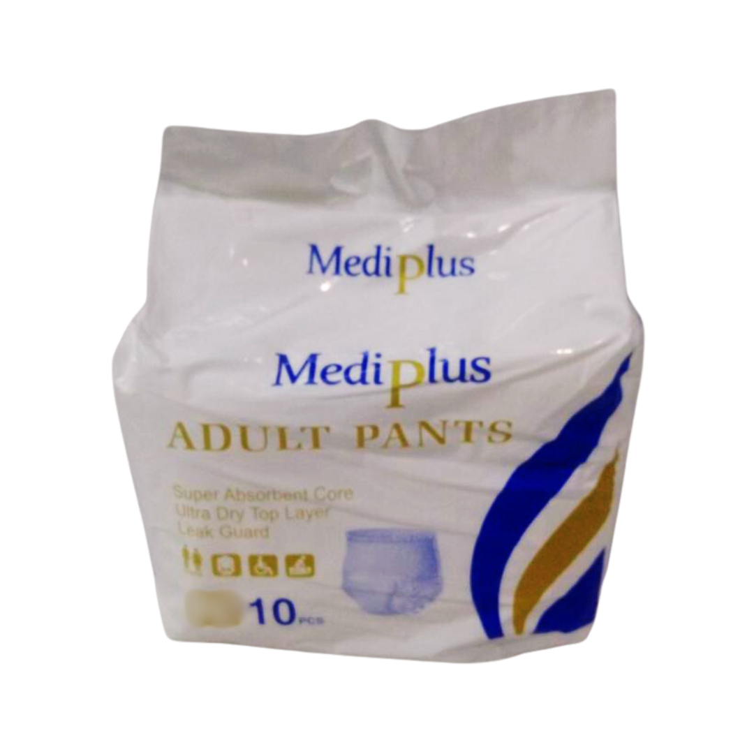 MEDIPLUS ADULT PANTS XXL 10-PCS