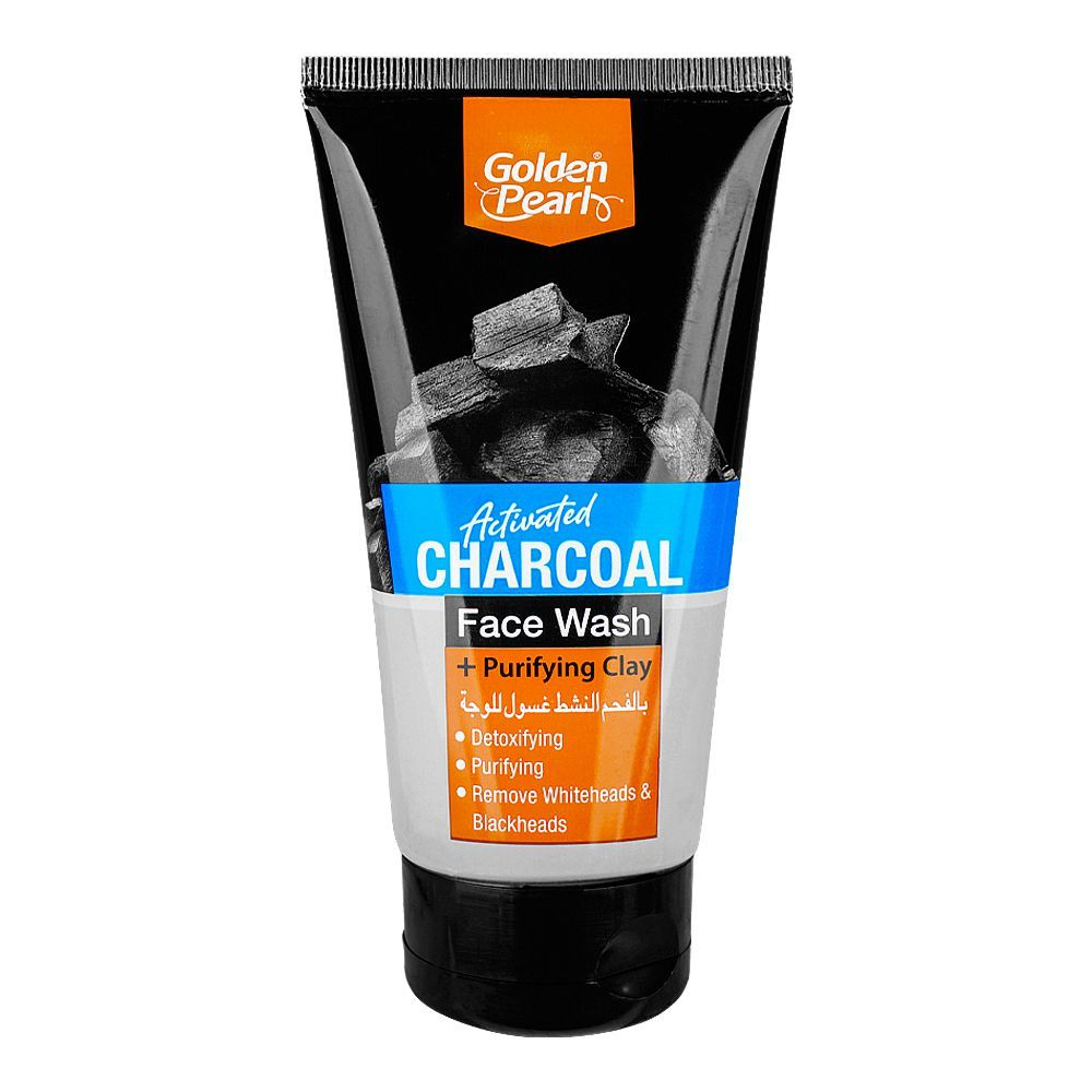 GOLDEN PEARL FACE WASH ACTIVATED CHARCOAL 150ML