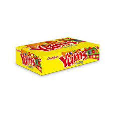 CANDYLAND YUMS FRUITY 12PCS