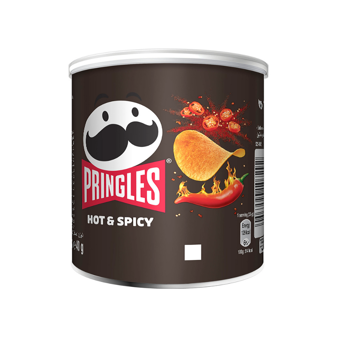 PRINGLES CHIPS HOT & SPICY 40GM