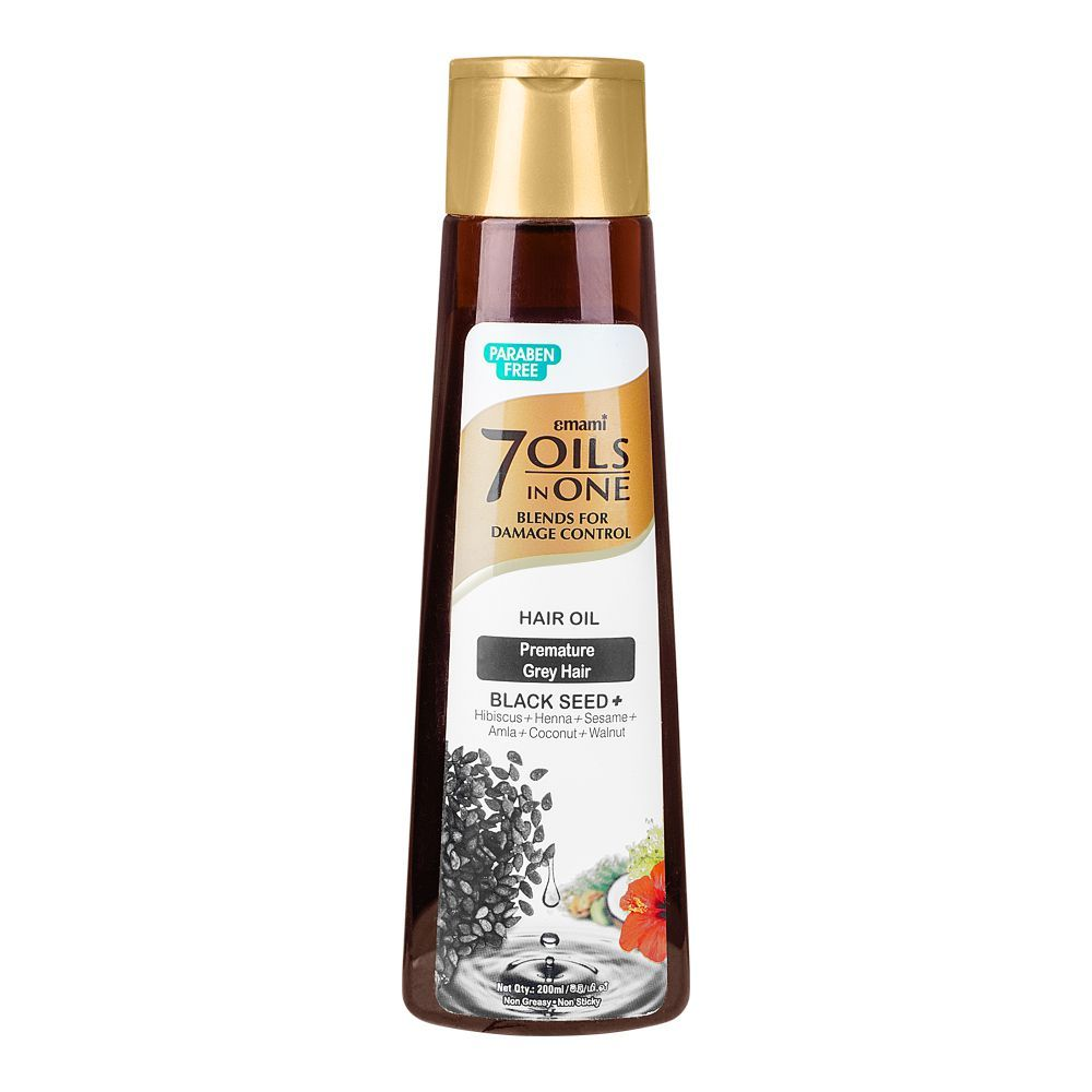 EMAMI 7 OILS IN ONE HAIR OIL BLACK SEED+ 200ML