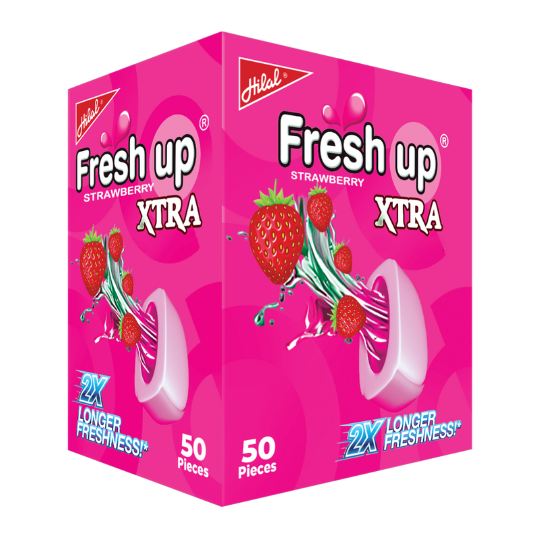 HILAL FRESH UP STRAWBERRY XTRA 50PCS BOX