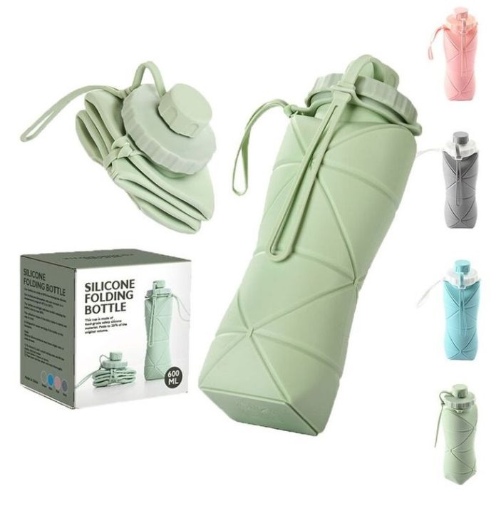 SILICONE FOLDING BOTTLE 600ML