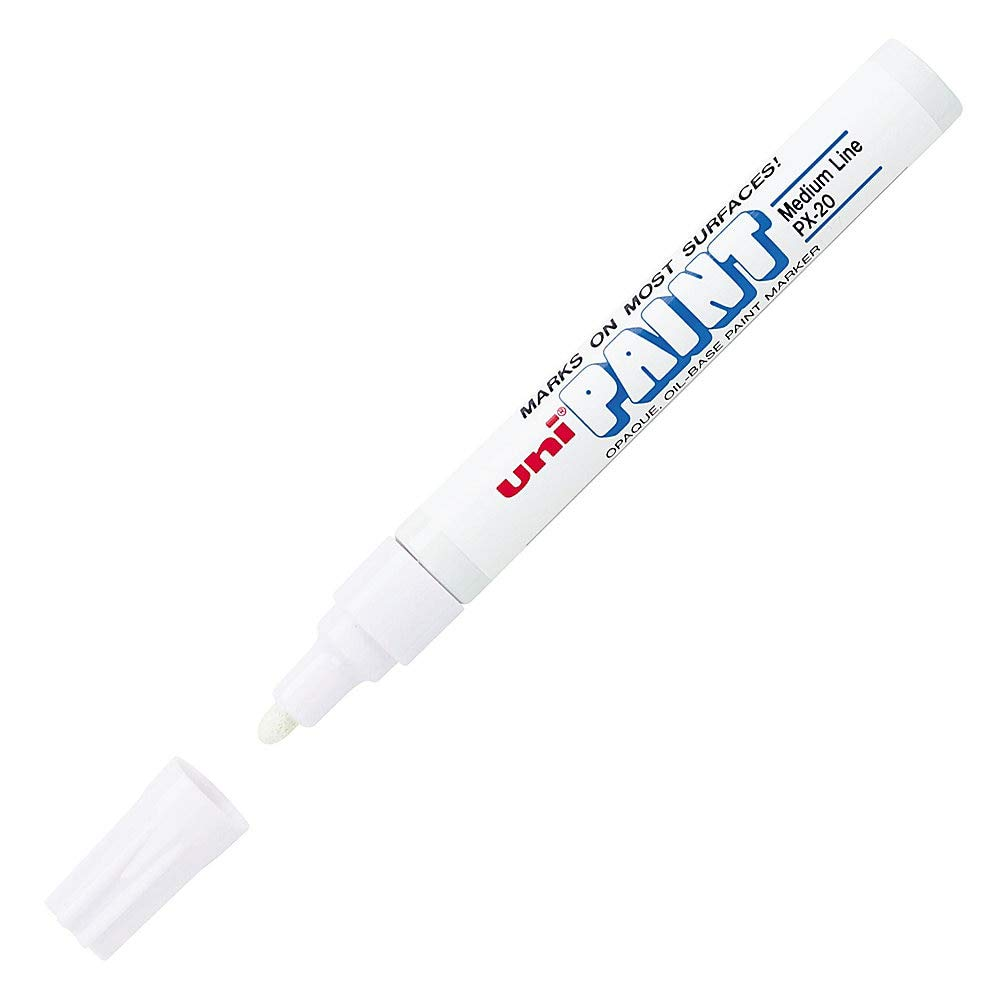 UNI PAINT MARKER WHITE 2.8MM