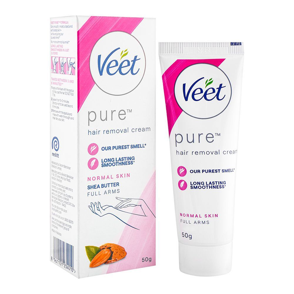 VEET SHEA BUTTER PURE HAIR REMOVAL CREAM NORMAL SKIN 50GM