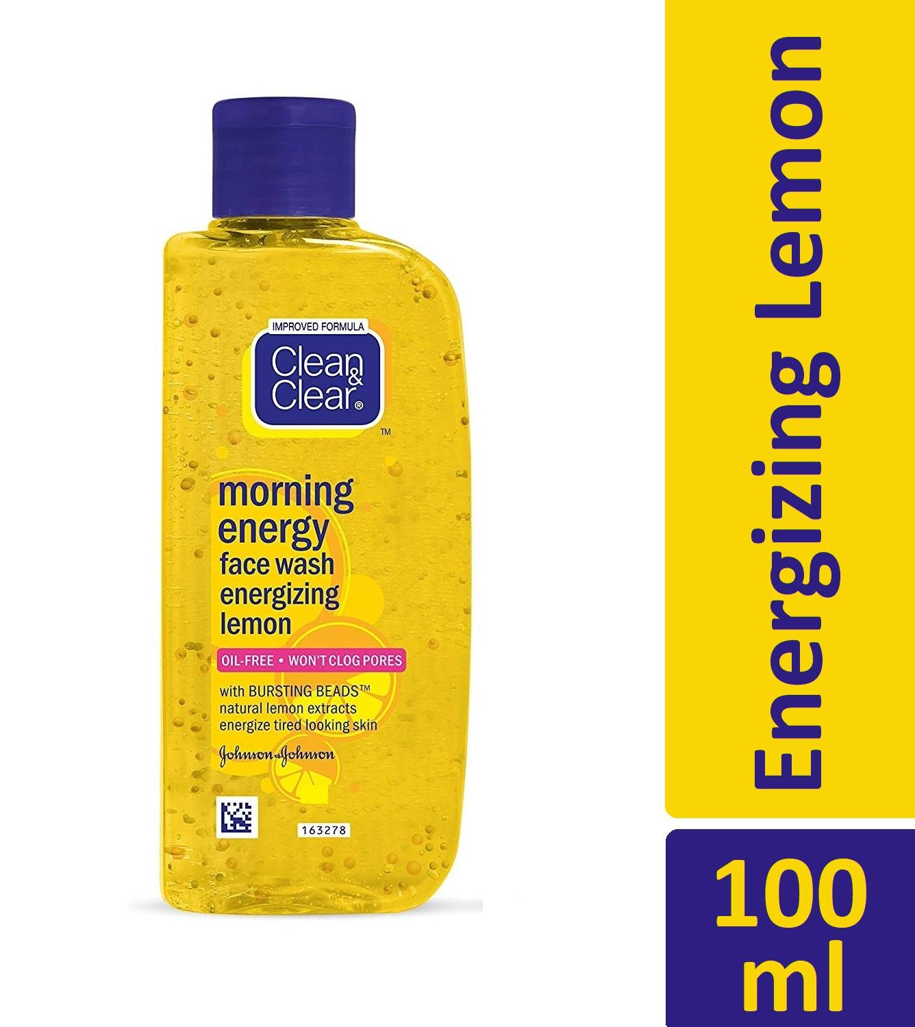 CLEAN & CLEAR FRUIT ESSENTIALS LEMON FACE WASH 100ML