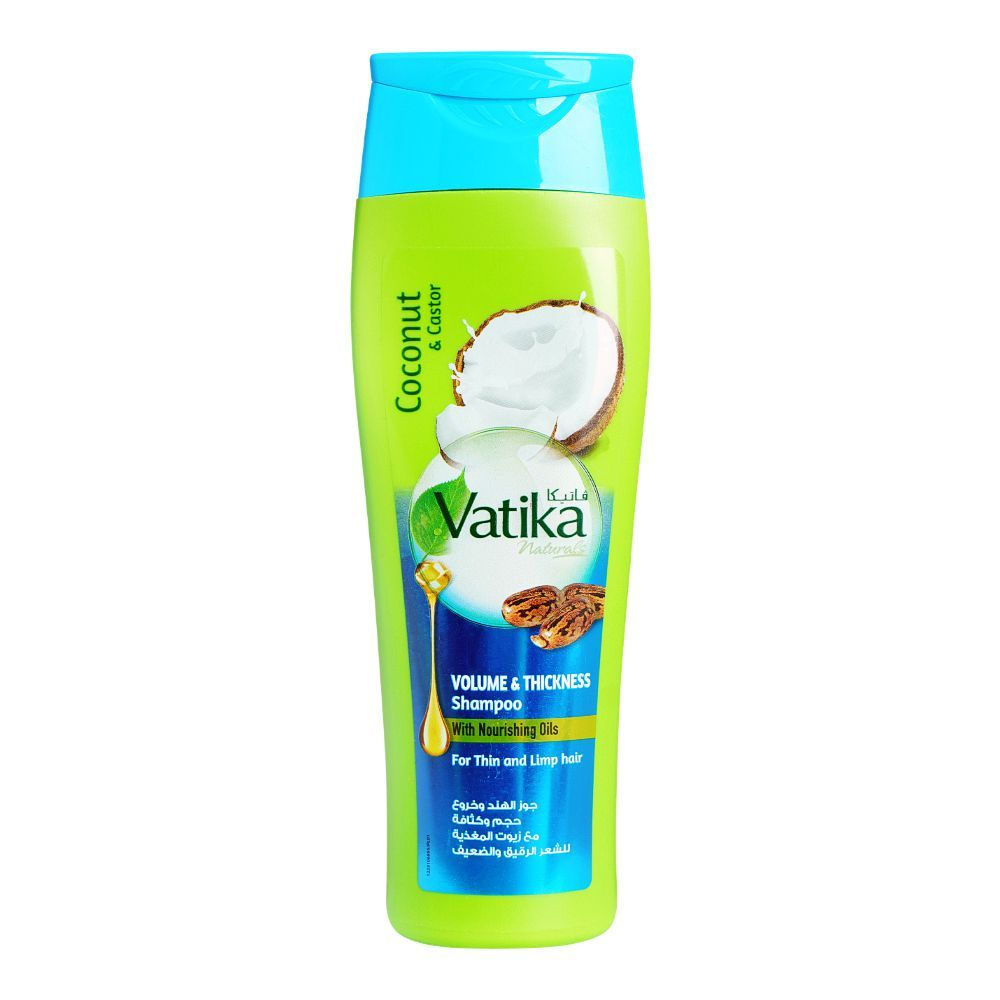 VATIKA SHAMPOO COCONUT & CASROL 185ML