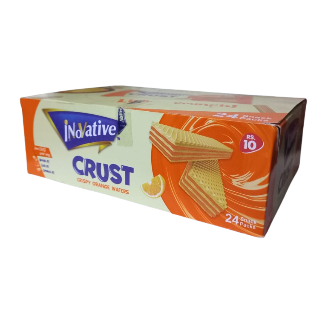 INNOVATIVE CRUST ORANGE WAFER 12GM 24PCS BOX