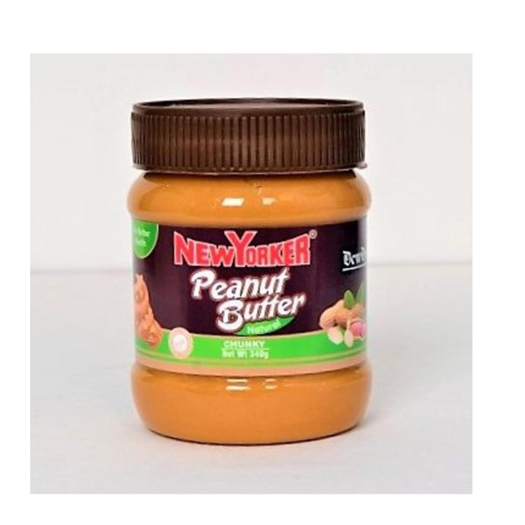 NEWYORKER PEANUT BUTTER NATURAL CHUNKY 340GM