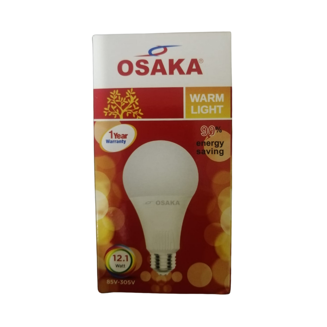 OSAKA LED BULB WARM LIGHT 12.1W SCREW TYPE