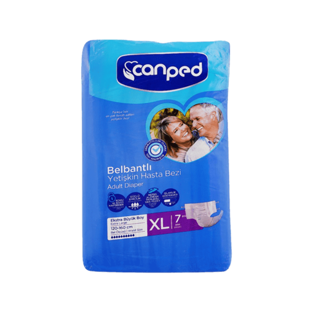 CANPED ADULT DIAPER EXTRA LARGE 7-PCS