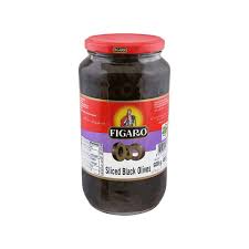 FIGARO SLICED BLACK OLIVES 240GM