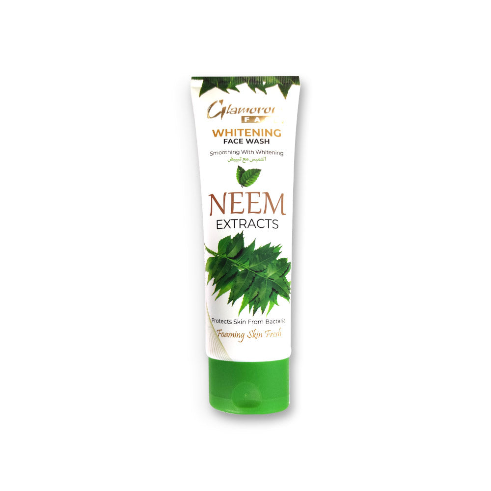 GLAMOROUS FACE WHITENING FACE WASH NEEM EXTRACT 100GM