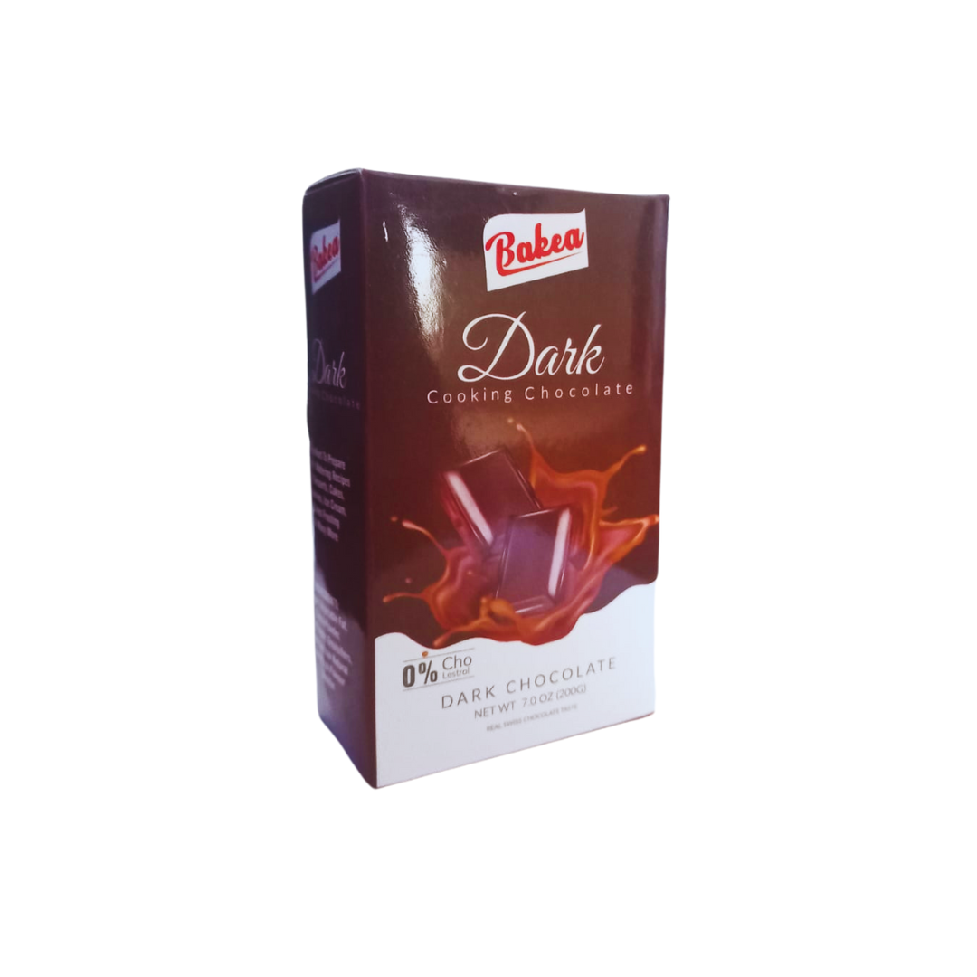 BAKEA DARK COOKING CHOCOLATE 200GM