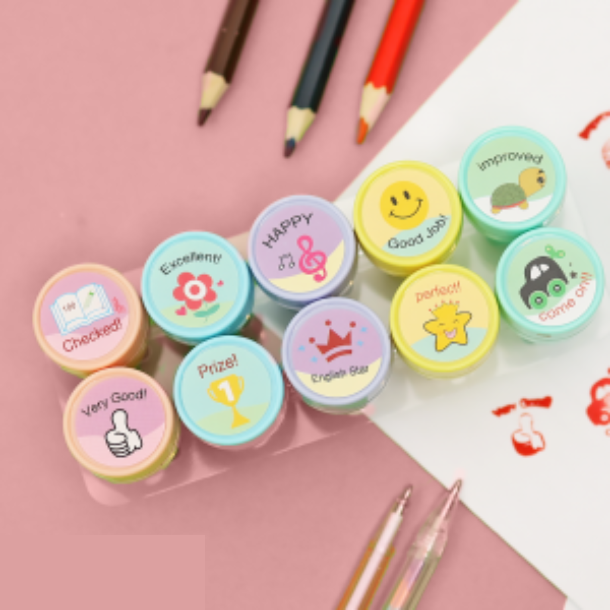 CHIRLDREN STAMP 10-PCS SET