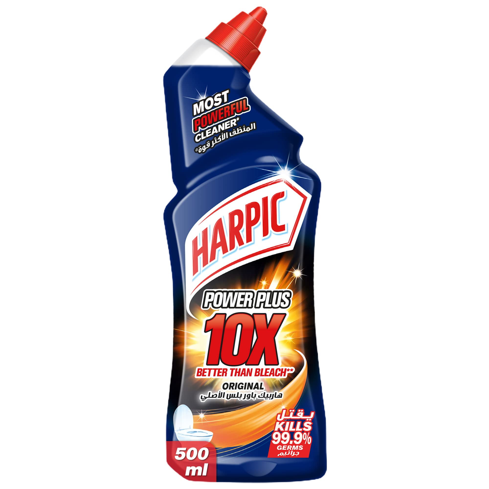 HARPIC POWER PLUS 10X ORIGINAL 500ML TOILET CLEANER